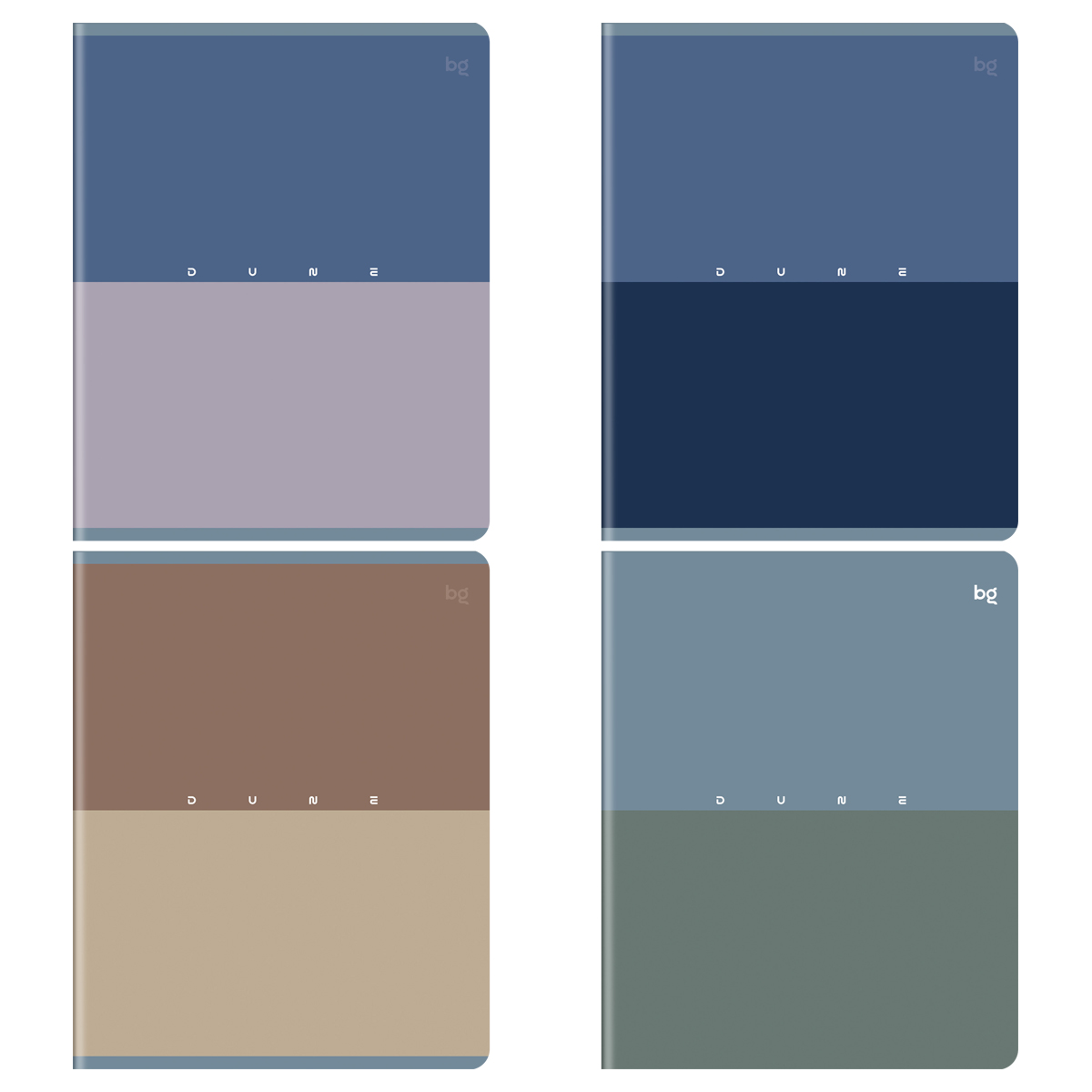 Тетрадь А5 96л клетка скрепка меловкартон Dune матлам ассорти BG Т5ск96_лм 09069 99₽