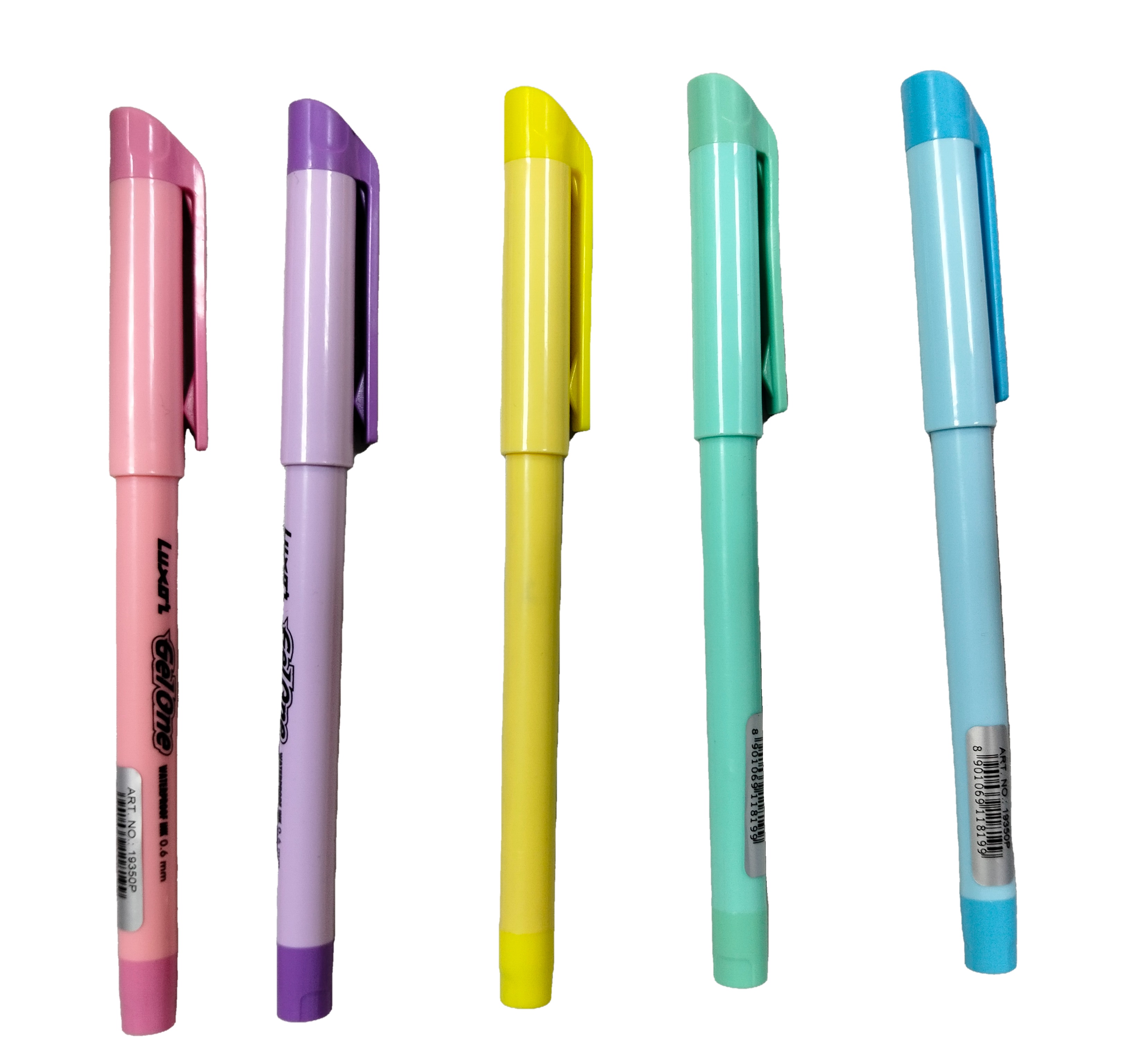 Ручка гелевая синяя 06мм Gel one пастель ассорти корпус LUXOR 19350P24J 92₽