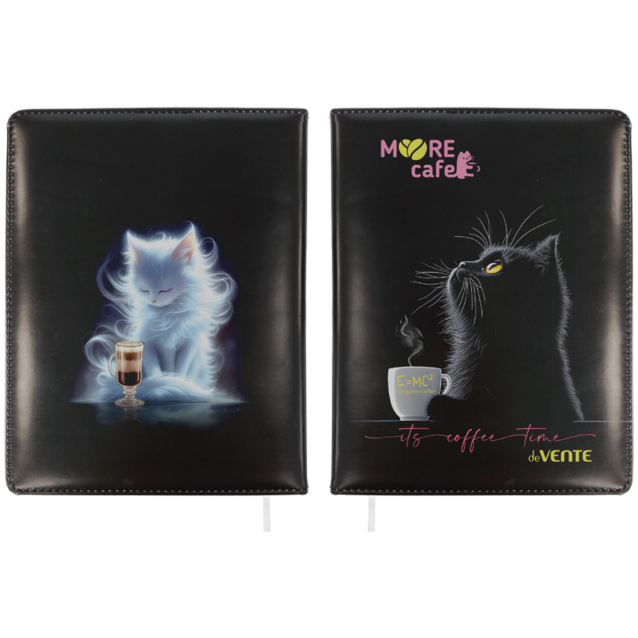 Книжка записная В6 80л клетка твобл кожзам MooreCafe поролон ляссе deVENTE 2252602 152₽