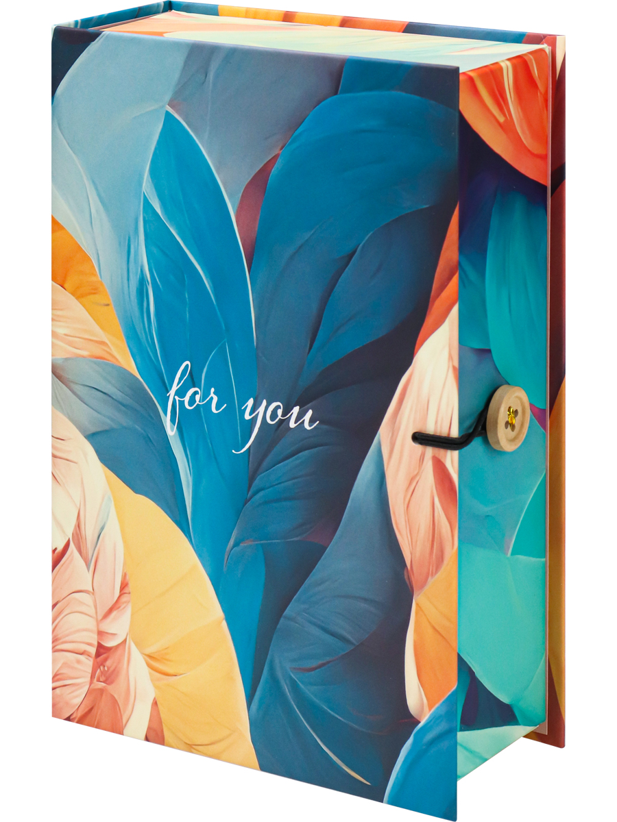 КК-9161 Коробка-книга Искусство 120х180х50мм жен 255₽