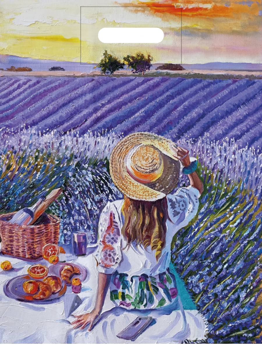 

ПО-0097 Пакет полиэтиленовый 36х48см Прованс 50мкм (жен)