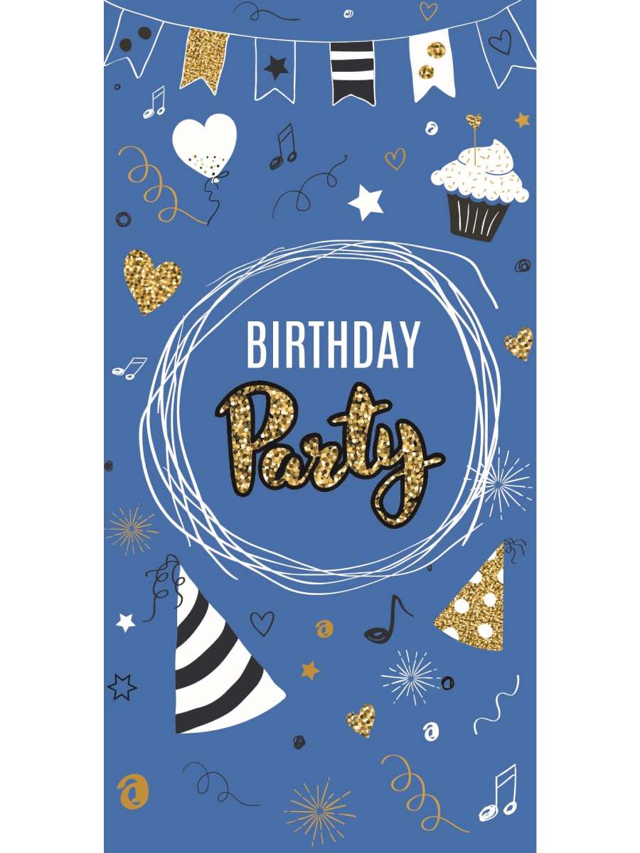 

1-04-0402 Конверт для денег Евро Birthday Party Вечеринка (уни) УФ-лак