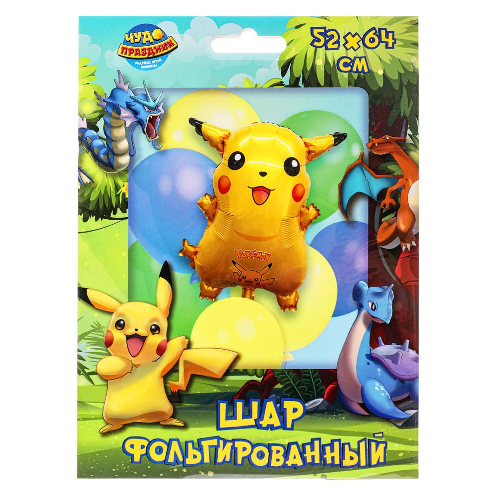 

FBF-114573-PK Шар фольгированный фигура Пикачу 52х64см