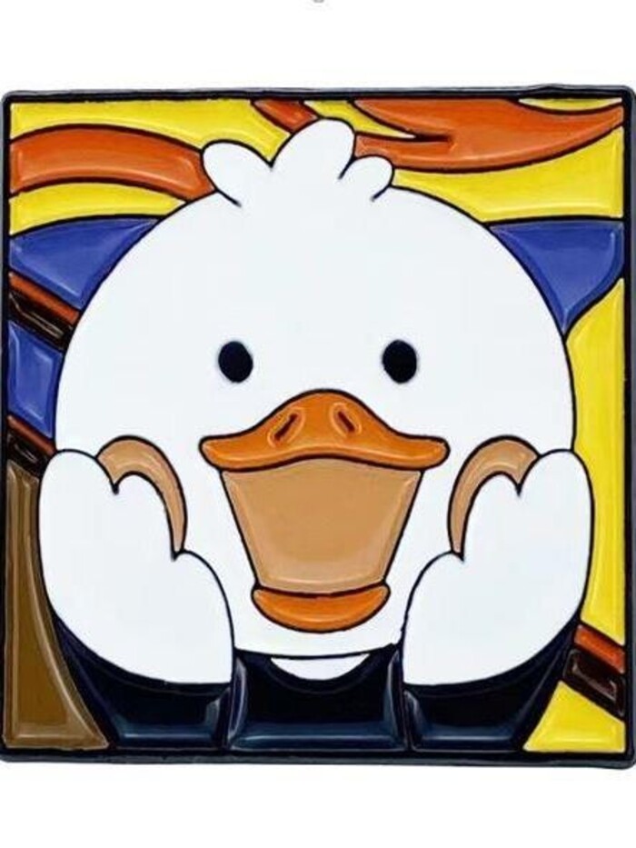 

Значок металлический Duck Scream