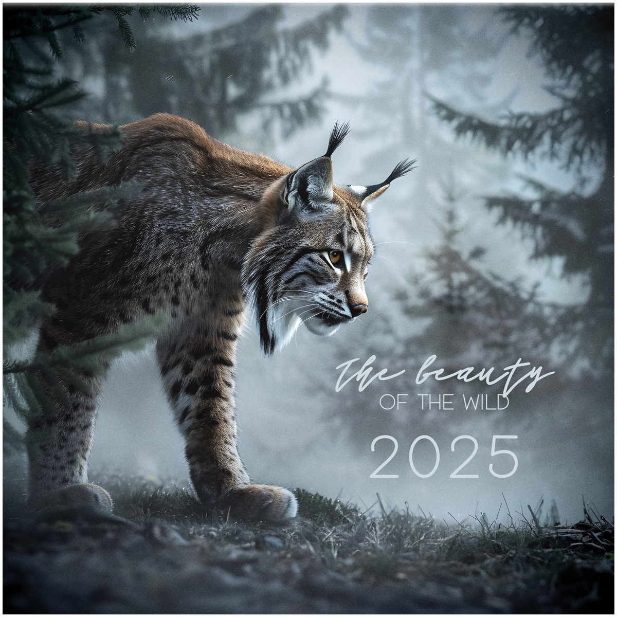 

Календарь 2025 1-блочный 290х290мм Скрепка Into a wild BG 370751