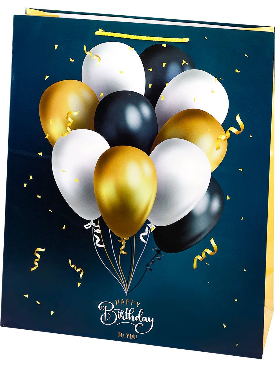 

ПКП-9164 Пакет подарочный 40х47см XXL* Шары (уни) Глянец