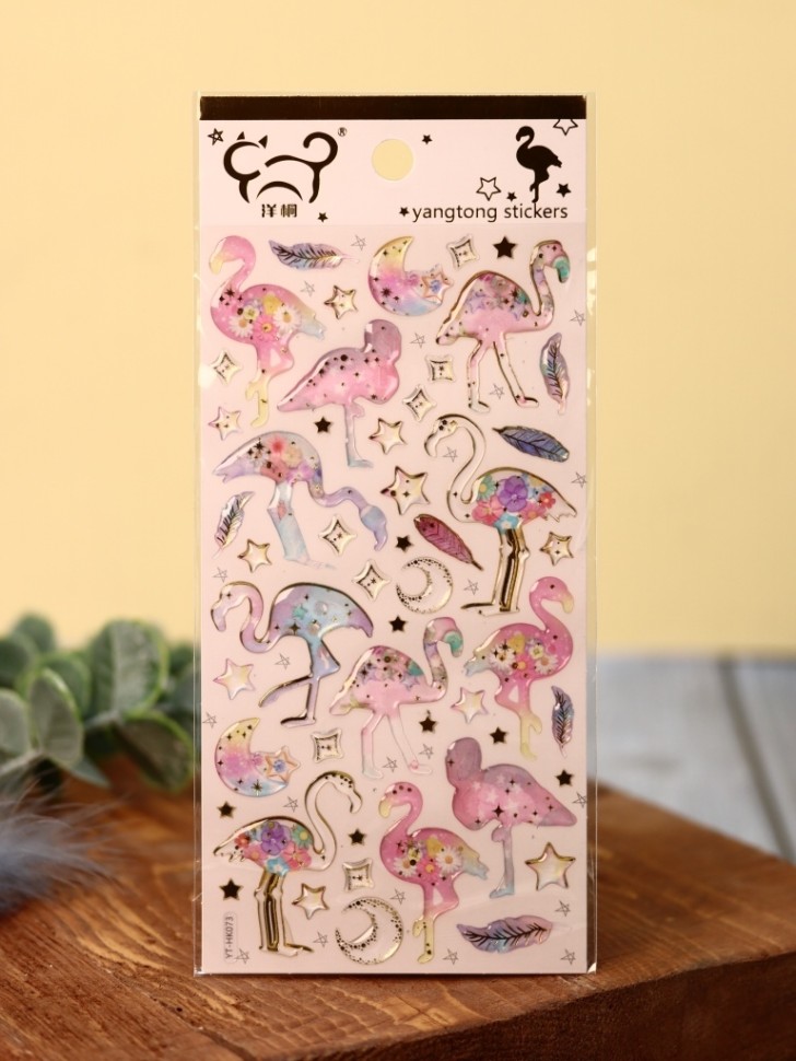 

YT73 Наклейки 95х205мм Flamingo