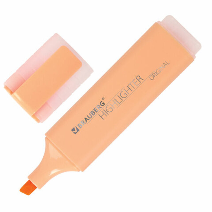 

Текстовыделитель 1-5мм Original Pastel Персиковый BRAUBERG 151696