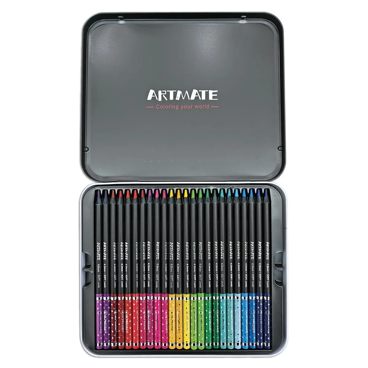 

Карандаши цветные 48цв круглые дерево Blackwood Artmate металл.уп. ACMELIAE 43074